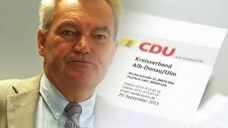 Heinz Wiese CDU  Mit 68 in den Bundestag Regio TV Schwaben [upl. by Kimberli74]