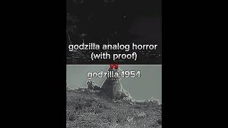 godzilla analog horror with proof vs godzilla 1954 analoghorror [upl. by Infield20]