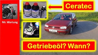 Golf 4 Getriebeöl wechseln  Schaltgetriebe Ölwechsel mit Ceratec von Liqui Moly  Mr Wartung [upl. by Marco143]