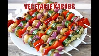 Grilled Vegetable Kabobs [upl. by Nimzaj]