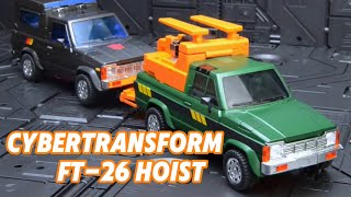 CyberTransform FansToys FT26 Hitch AKA Hoist Masterpiece G1 Transformers Speed Transform [upl. by Peony894]