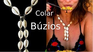 ☀️☀️☀️Diy Bijuteria  Maxi Colar de Búzios  Coleção Verão [upl. by Eanrahc]