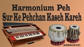 Harmonium Peh Sur Ka Pehchan Kaseh Kareh Lesson No  20 [upl. by Yolande269]