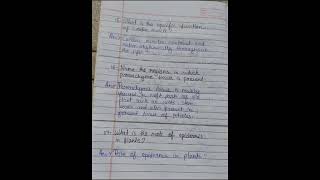 Tissue  class 9 science chapter 6 questions and answers 🖋️📓📚 part 2 [upl. by Lyrad410]