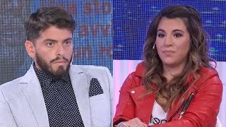 Gianinna Maradona y Diego Jr se cruzaron por primera vez en vivo [upl. by Nennek]