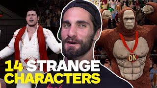 14 Weird Characters WWE Superstars Want in WWE 2K18 [upl. by Llednek]