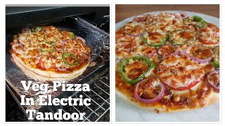 Veg Tandoori Pizza using Readymade base  Pizza in Electric Tandoor [upl. by Morna]