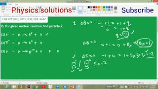 06Nuclear Physics How to find name of unknown particle in nuclear reaction [upl. by Artimed]