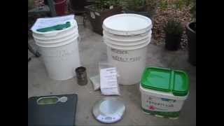 Mittleider Garden Weekly Feed Fertilizer Recipe Sustainable Gardening [upl. by Aidnahs]