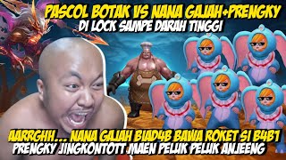 PASCOL VS NANA GAJAH  FRANCO‼️PASCOL DI LOCK SAMPE NGAMUK‼️BIKIN NGAKAK pascol gpx topglobalmiya [upl. by Thorma]