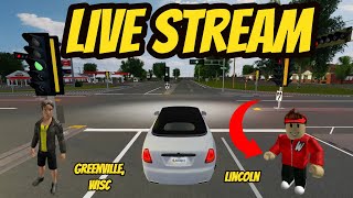 Greenville Wisc Roblox Rp INTERACTIVE LIVE STREAM [upl. by Yerggoeg]