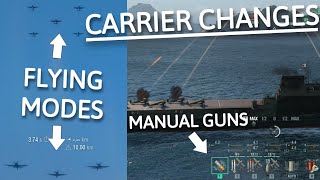 New CV changes  World of Warships [upl. by Ahtelahs688]