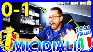 MICIDIALI‼️ BELGIOITALIA 01 LIVE REACTION [upl. by Aenel]