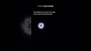 The brightest star through a telescope viralvideo space star astronomy [upl. by Eniamzaj]