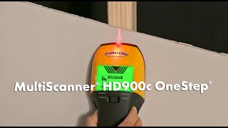 Find Studs with Zircon MultiScanner HD900c StudMetalAC Finder with ColorTrip Display [upl. by Edda]