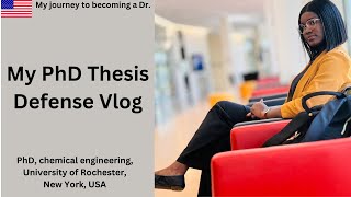 Defending my PhD Thesis vlog [upl. by Duncan]