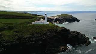 Trevose Head Lighthouse  Cornwall UK  Drone [upl. by Herc]