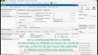 06 ETS5 KNX  Control de temperatura por sonda para radiador con esquema eléctrico [upl. by Attenahs]