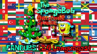 SpongeBob  Christmas Who Intro Multilanguage but its FANDUBS [upl. by Imehon]