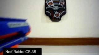 Nerf NStrike Raider CS35  Test Fire amp Demo [upl. by Krauss264]