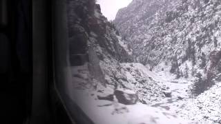 Amtrak Eastbound California Zephyr Awesome tunnels [upl. by Onirotciv]