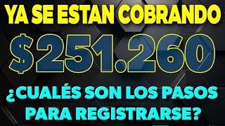 Ya se están COBRANDO los 251260 de ANSES ¿Cuáles son los pasos para registrarse ✅ [upl. by Necaj]