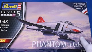 REVELL 148 PHANTOM FGR2  Review [upl. by Bakerman]