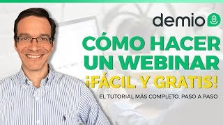 🔴 Cómo Hacer un Webinar o Seminario Gratis [upl. by Elon115]