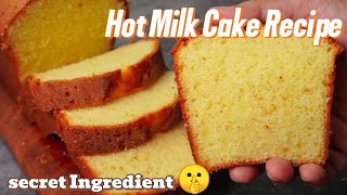 Perfect Hot Milk Cake Recipe At HomeSuper Moist Hot Milk Cake Recipe Without Oven [upl. by Hakkeber729]