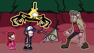 FNF Pibby Gravity Falls All Phases  FNF Glitched Legends [upl. by Yenffad]