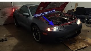 I Installed the Halo LED Headlights on the Eclipse Eclipse Project Part 4 [upl. by Sheley]