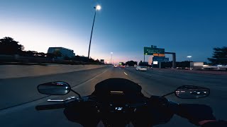 Just Ride 03  Evening Freeway  Sawicki Exhaust SampS 475 Cam  2023 Harley Low Rider ST  4K 60FPS [upl. by Leamhsi]