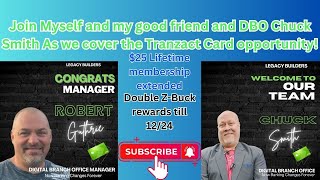 Join Me Live As We Cover The Tranzact Card Opportunity [upl. by Clarinda]