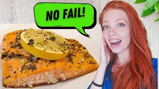 The 15 MINUTES Baked Salmon Recipe 2024  Quick and Easy Just Few Ingredients cooking salmon food [upl. by Akiemat241]