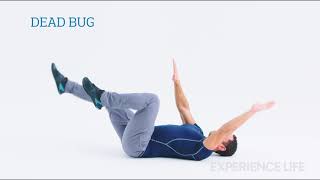 The CoreTraining Workout Dead Bug [upl. by Odrahcir]