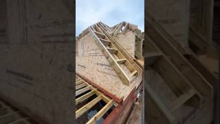 Timber framed extension construction carpentry building diy roof framing woodworking [upl. by Milstone]