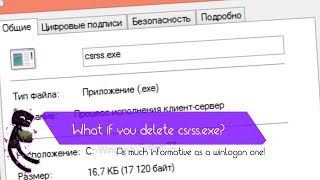What happens if you delete csrssexe on your computer [upl. by Yknip]