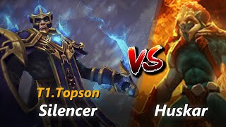 Topson mid Silencer vs Huskar  First 10 minutes [upl. by Aniweta]