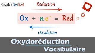 Oxydoréduction  🧪 Vocabulaire  OxydantRéducteur  Demiéquation  PhysiqueChimie 1ère spé [upl. by Cirred]