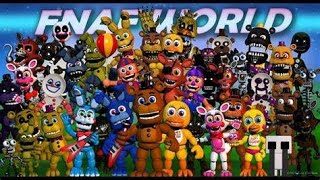 Revisiting Fnaf World 100ing it for the first time [upl. by Aniretake]