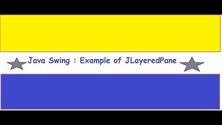 Java Swing JLayeredPane  Java Swing Example  How to use JLayeredPane [upl. by Wrigley]