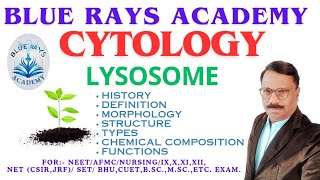 CYTOLOGY LYSOSOME HISTORY  DEFINITION  MORPHOLOGY  STRUCTURE  TYPES  CHEMISTRY  FUNCTION [upl. by Nickola811]