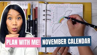 Need Planner Inspo Come Along as I Set Up My November Spread [upl. by Asylla627]