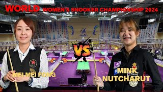 มิ้งค์ สระบุรี World Womens Snooker Championship 2024 รอบแบ่งกลุ่มแมทช์แรกsnooke [upl. by Hadihahs38]