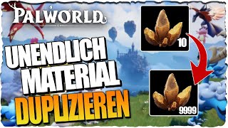 UNENDLICH Materialien farmen  Duplicate Glitch  Palworld Guide Deutsch [upl. by Russi423]