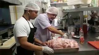 Temperando Pernil de Porco ao Estilo Famoso Bar do Justo [upl. by Rimidalv]