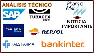 ✔Análisis Técnico❌412 SAP TUBACEX FLUIDRAS FAES FARMA BANKINTER REPSOL PHARMA MAR [upl. by Henrion633]