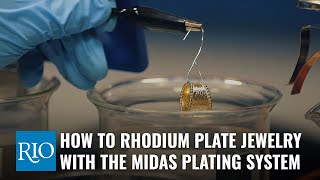 How To Rhodium Plate Jewelry with Midas® Plating System [upl. by Beane]