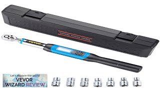 VEVOR Digital Torque Wrench 38quot Drive Electronic Torque Wrench Torque Wrench Kit Review [upl. by Ylrebmic288]