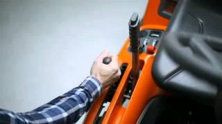 How to attach the Snow Blade for Husqvarna 300 series Riders [upl. by Docilu]